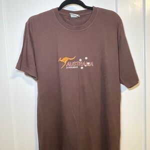 Australia Brown Short Sleeve Tee